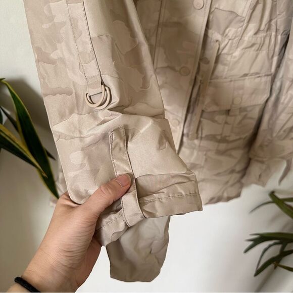 Blanc Noir Camo Anorak Rain Jacket Size S - Picture 6 of 14